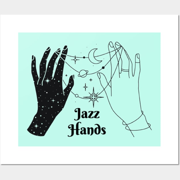 Celestial Jazz Hands Wall Art by yaywow